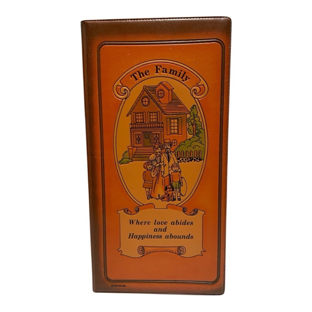 Vintage Cottagecore Faux Leather Picture Album